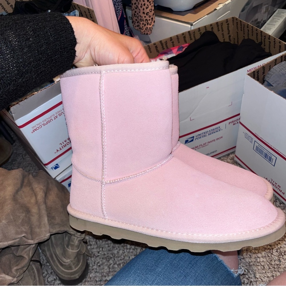 Pink 8 boots